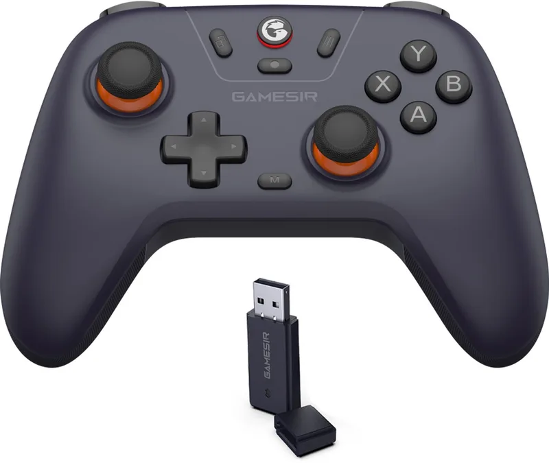 Nova Lite - Draadloze Controller - Hall Effect - Voor Switch/Switch 2/PC/Android/iOS by GameSir, Purple – cover