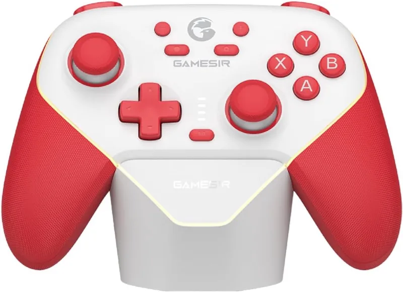 Super Nova - Draadloze Controller - Hall Effect - Voor Switch/Switch 2/PC/Mobile by GameSir, Red – cover