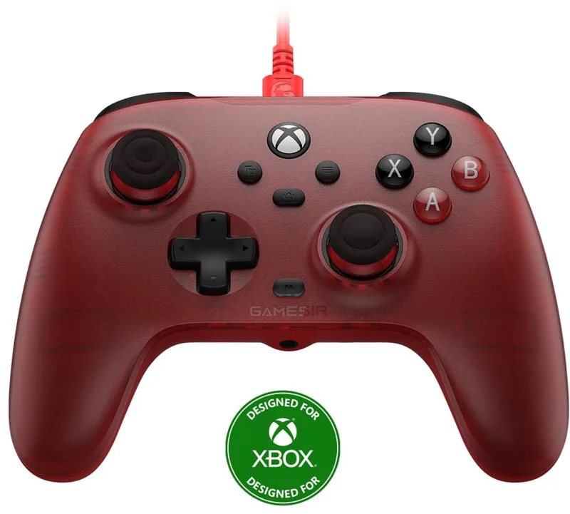 T7 Wired PC & Xbox Controller från GameSir, Röd – omslag