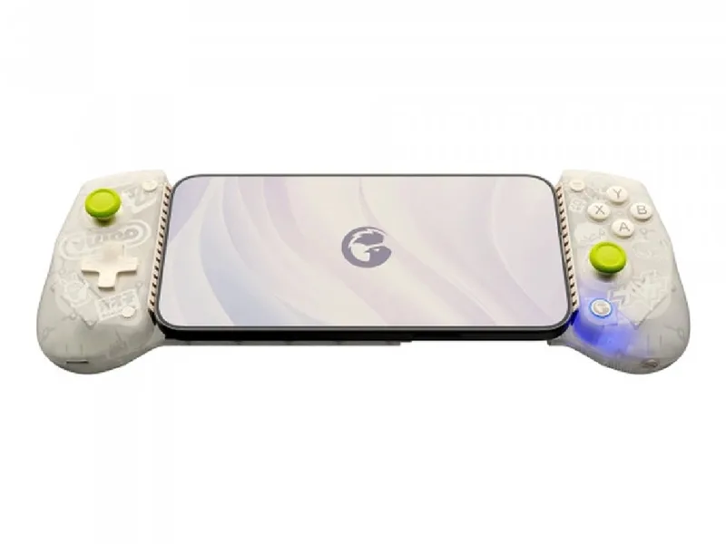X5s - Bluetooth Gamecontroller - Hall Effect Sticks - 6-Assige Gyroscoop - Wit/Groen de GameSir, Blanc, Vert – jaquette