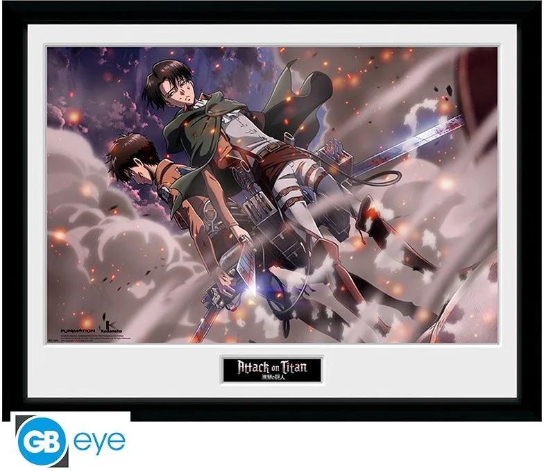 Attack on Titan Framed Print - Smoke Blast by GB Eye – cover