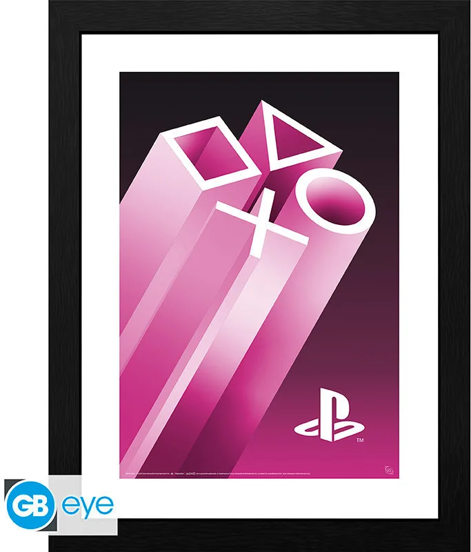 Playstation Framed Print - Edge of Space van GB Eye – cover