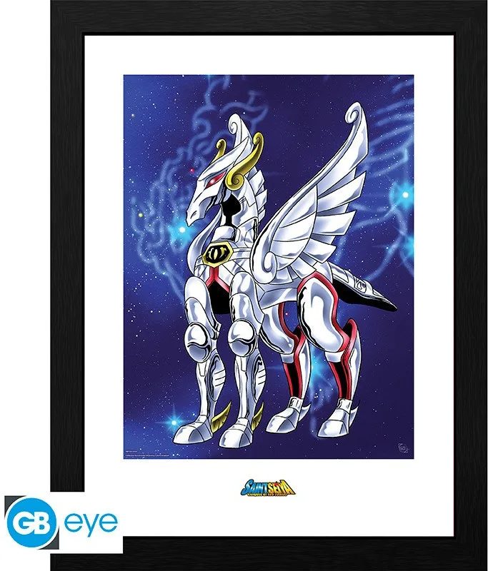 Saint Seiya Framed Print - Pegasus Cloth van GB Eye – cover
