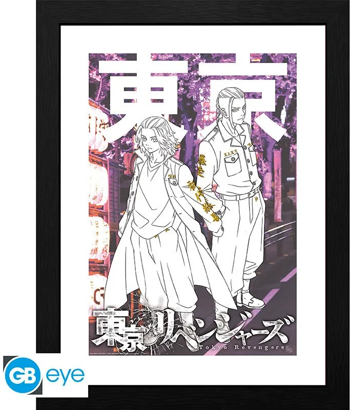 Tokyo Revenger Framed Print - Mikey & Draken van GB Eye – cover