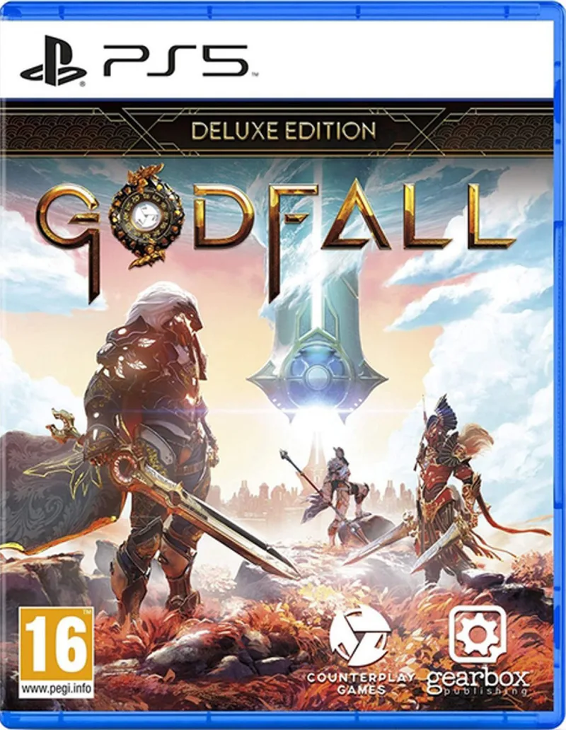 Godfall Deluxe Edition de Gearbox Publishing, PS5 – jaquette