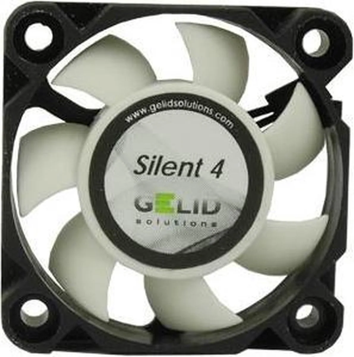 Silent 4 Computer behuizing Ventilator 4 cm Zwart, Wit by Gelid Solutions – cover