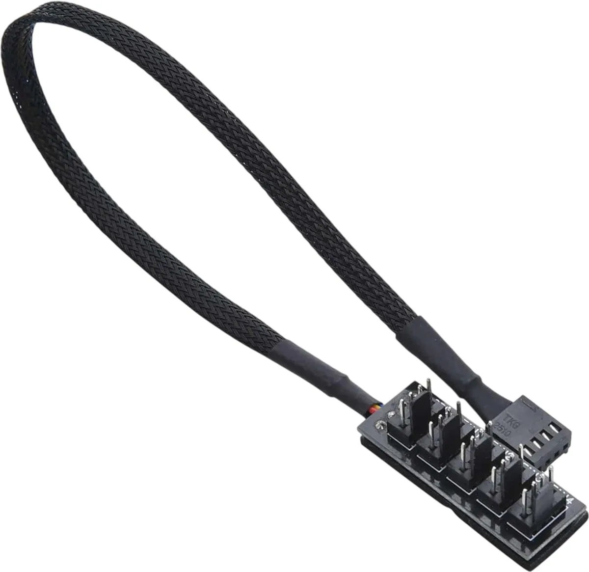 Solutions 1-to-4 PWM Fan Hub - Verloopadapter voor ventilator by Gelid Solutions, Black – cover