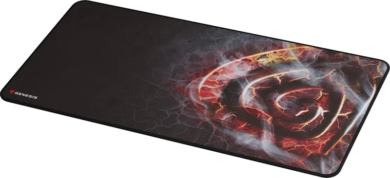 CARBON 500 MAXI LAVA G2 NPG-2026 - Game muismat - Zwart van Genesis, Meerkleurig – cover