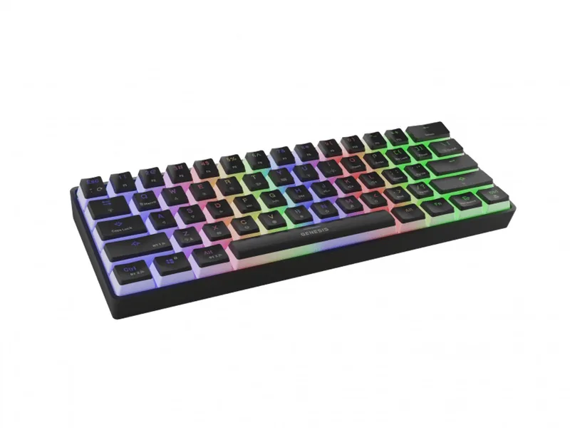 GAMING KEYBOARD GENESIS THOR 660 G2 US BLACK WIRELESS RGB MECHANICAL GATERON RED by Genesis, Black – cover