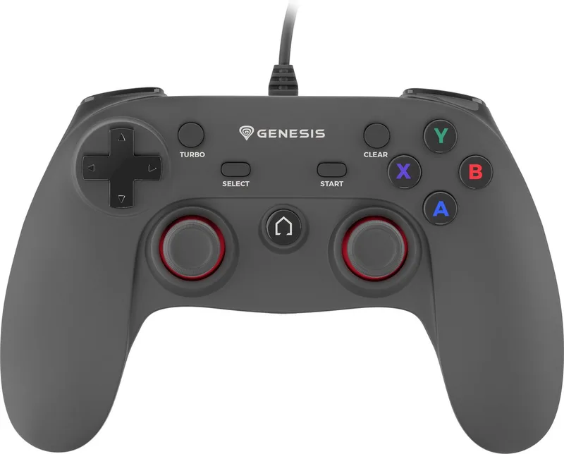 NJG-0707 Mangan P65 - GAMING CONTROLLER - PC and PS3 - PlayStation 3 - USB Type-A by Genesis, Black – cover