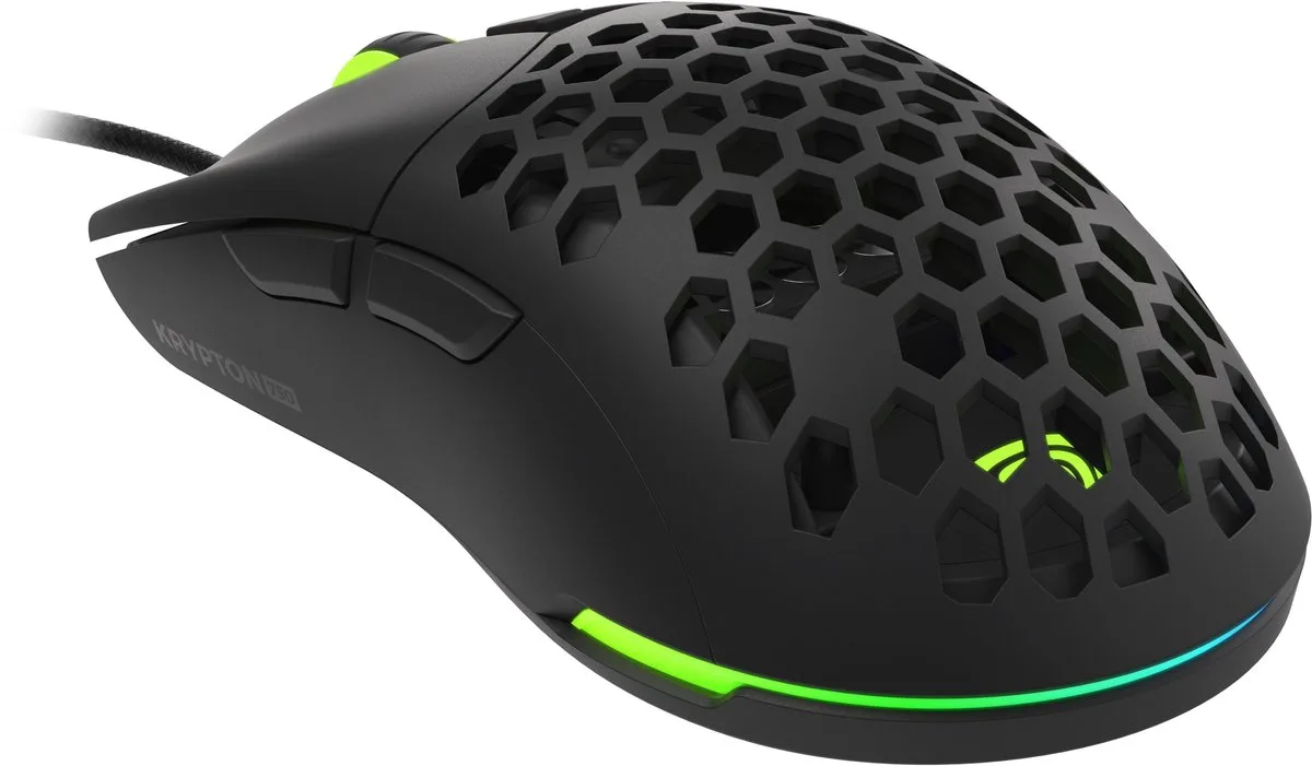 NMG-1841 Krypton 750 - Game Muis - 8000 DPI de Genesis, Noir – jaquette