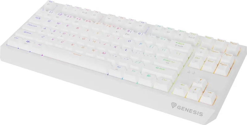 Thor 230 TKL Wireless – Draadloos Mechanisch Gaming Toetsenbord – Hot Swap – RG by Genesis, White – cover
