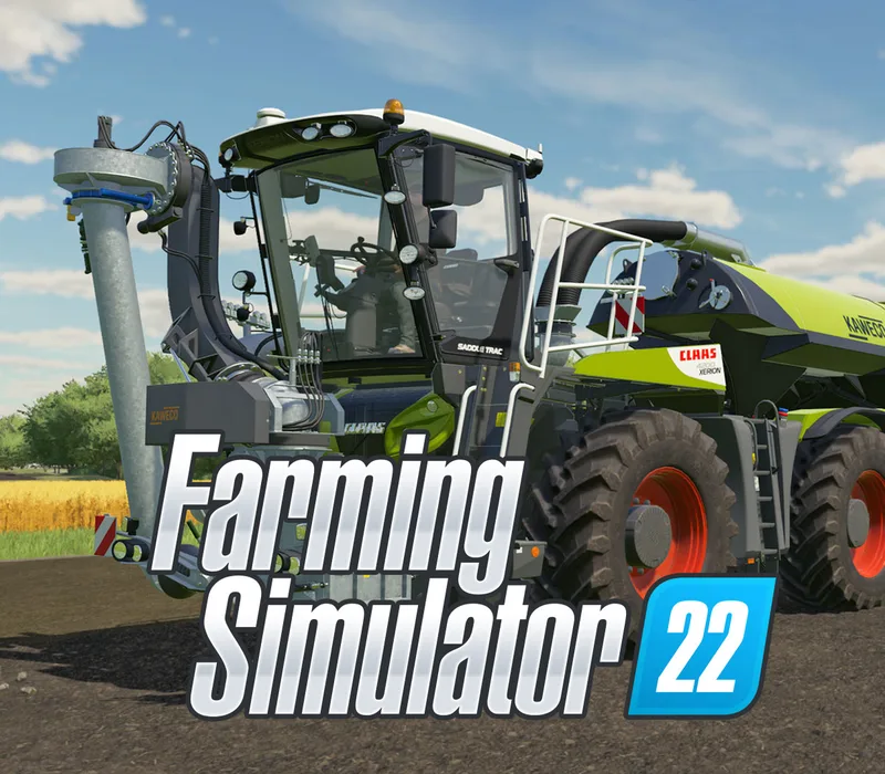 Farming Simulator 22 – CLAAS XERION SADDLE TRAC Pack DLC EU PC Steam Altergift van GIANTS Software – cover