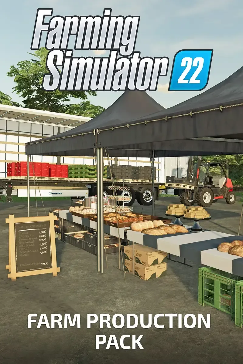 Farming Simulator 22 – Farm Production Pack DLC by GIANTS Software – cover