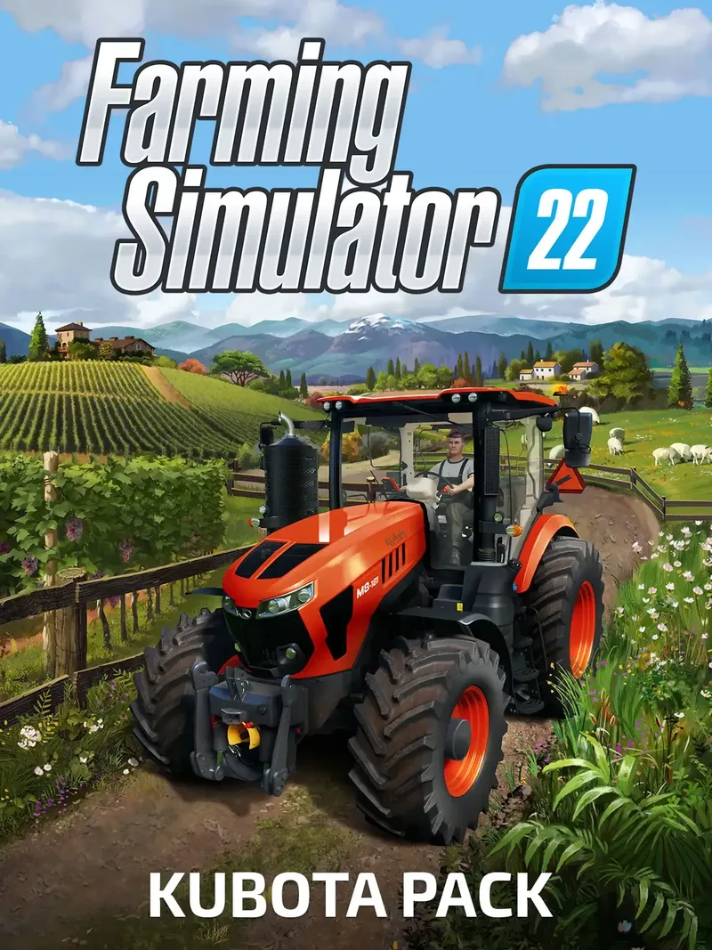 Farming Simulator 22 – Kubota Pack DLC de GIANTS Software – jaquette