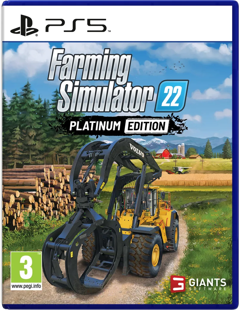 Farming Simulator 22 Platinum Edition by Giants Software, PS5 – cover