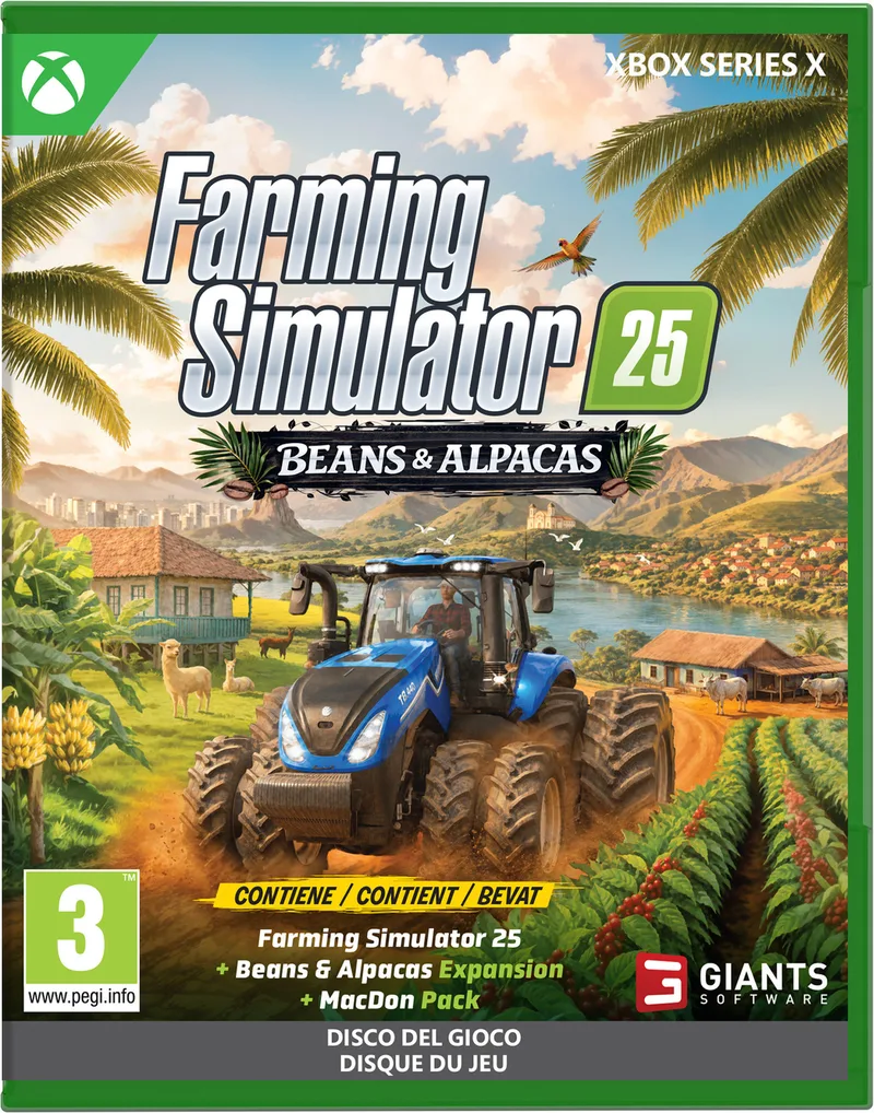 Farming Simulator 25 - Beans & Alpacas Edition van Giants Software, Xbox Series X | S – cover