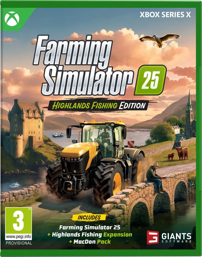 Farming Simulator 25 Highlands Fishing Edition by GIANTS Software, Xbox Series X | S – cover