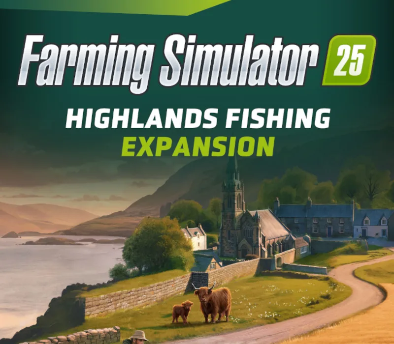 Farming Simulator 25 – Highlands Fishing Expansion DLC EU de GIANTS Software – jaquette