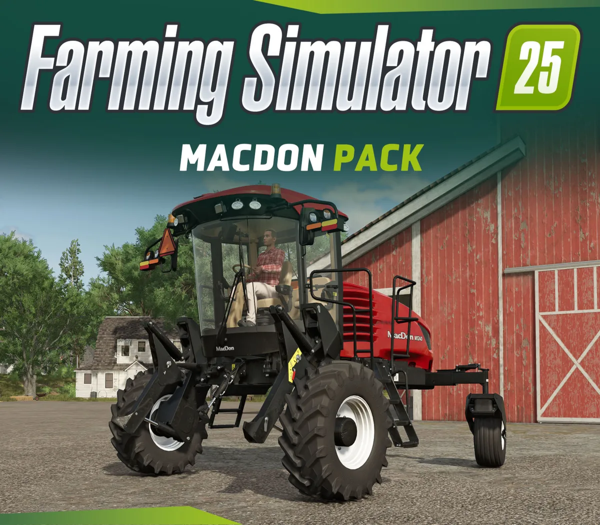Farming Simulator 25 – MacDon Pack DLC CN van GIANTS Software – cover