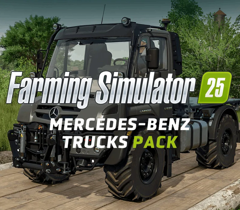 Farming Simulator 25 – Mercedes-Benz Trucks Pack DLC EU fra GIANTS Software – cover