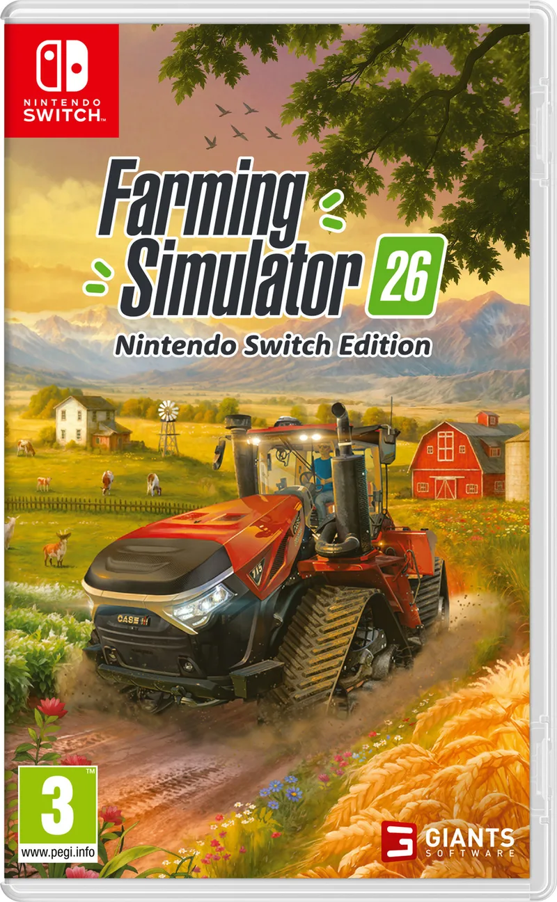 Farming Simulator 26 Nintendo Switch Edition by Giants Software, Nintendo Switch – cover