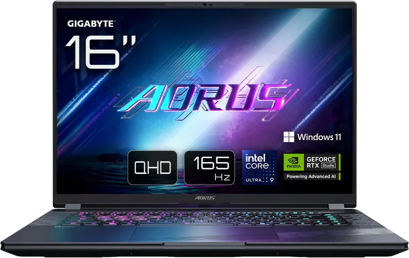 AORUS ELITE 16 BWHC3EEC65SP - Gaming Laptop - 16 inch - RTX 5070 - Core Ultra 9 275HX - 32GB/2TB - 165 Hz by Gigabyte, Gray Tide – cover
