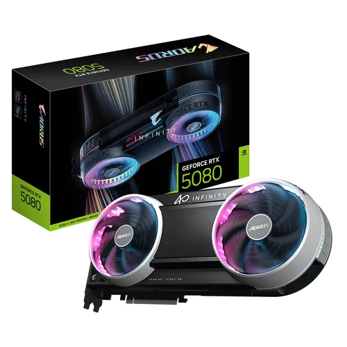 AORUS GeForce RTX 5080 INFINITY - Videokaart by Gigabyte – cover