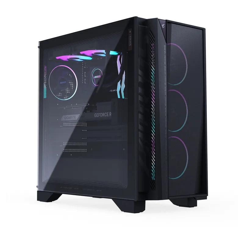 AORUS Prime 5 Gaming PC RYZ 7 9800X3D/32GB/2TBSSD/RTX5070Ti/W11 Home by Gigabyte – cover