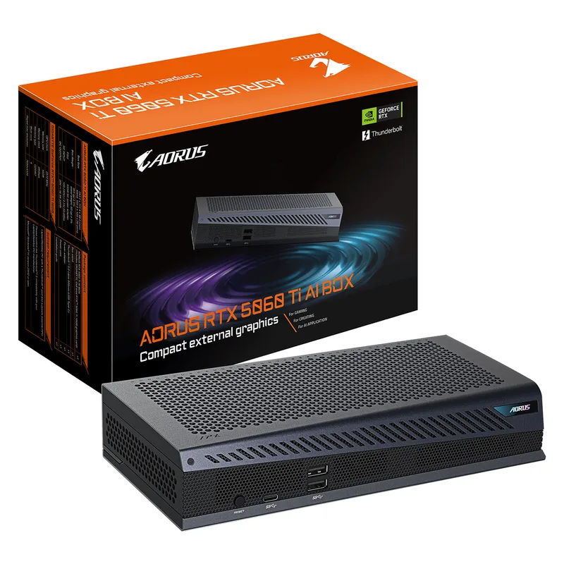 AORUS RTX 5060 Ti AI BOX van Gigabyte – cover