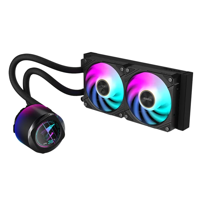 AORUS WATERFORCE X II 240 Processor Alles-in-één vloeistofkoeler 12 cm Zwart