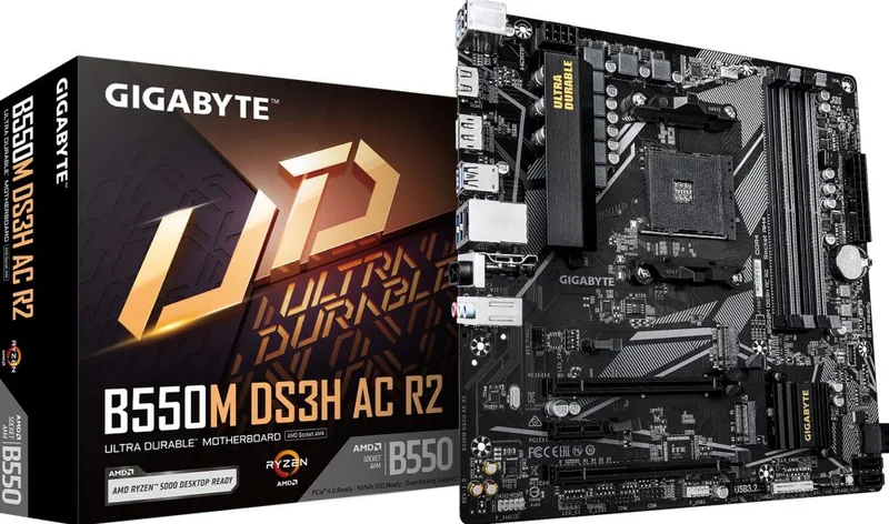 B550M DS3H AC R2 - Moederbord de Gigabyte – jaquette