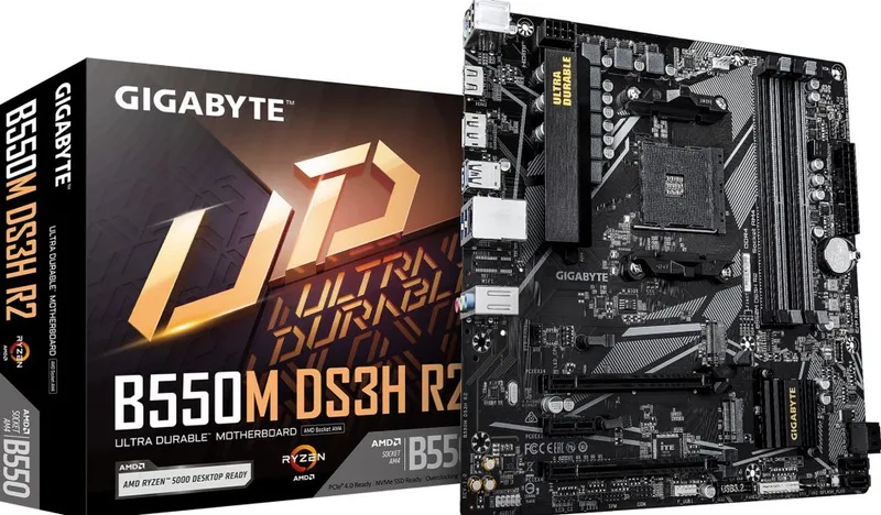 B550M DS3H R2 - Moederbord de Gigabyte – jaquette