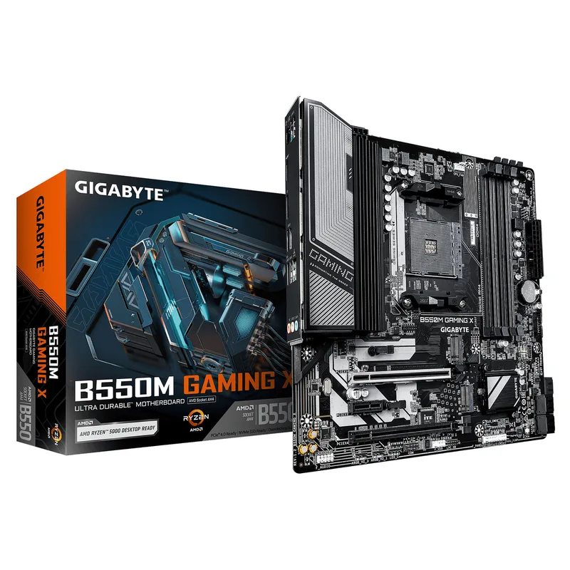 B550M GAMING X de Gigabyte – jaquette