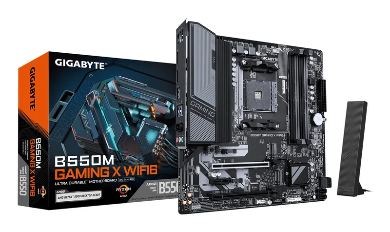 B550M GAMING X WF6 - moederbord de Gigabyte – jaquette