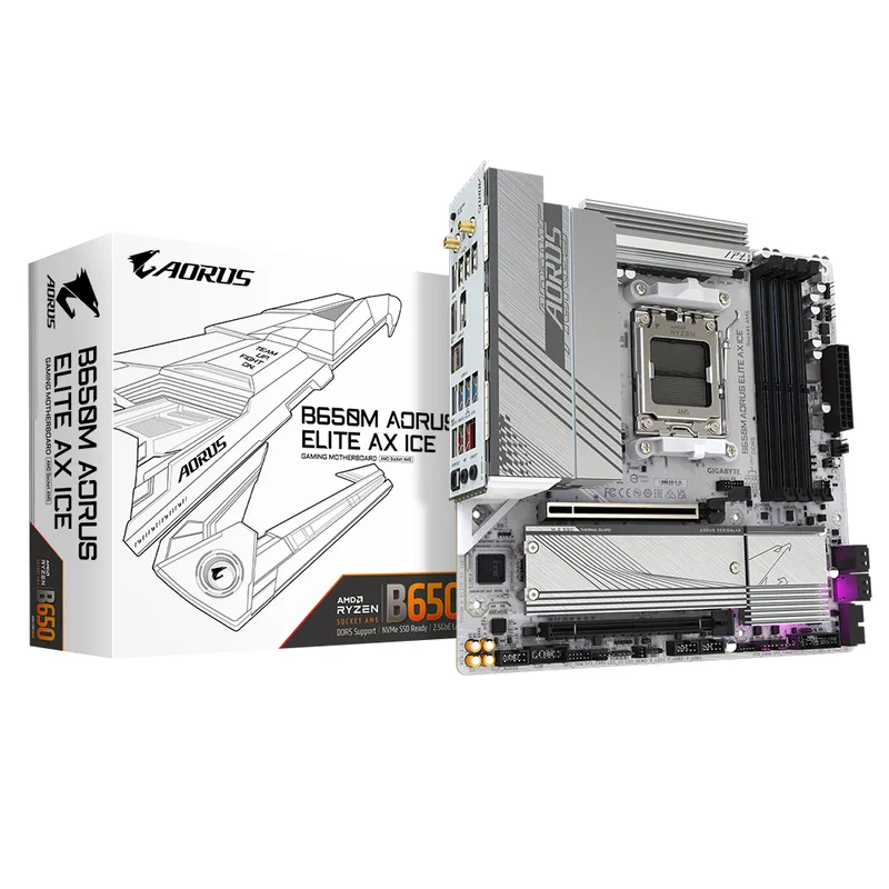 B650M A ELITE AX I van Gigabyte – cover