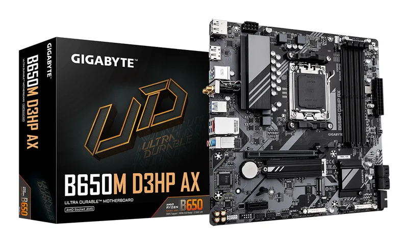B650M D3HP AX (B650,AM5,mATX,DDR5) van Gigabyte – cover