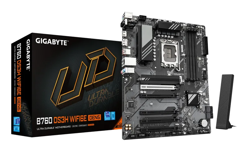 B760 DS3H WIFI6E GEN5 - moederbord van Gigabyte – cover