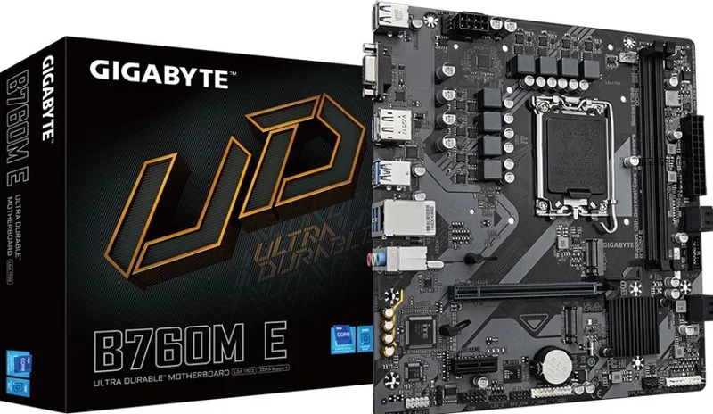 B760M E - Moederbord by Gigabyte – cover