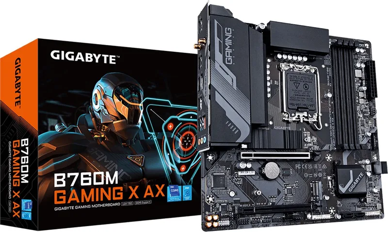 B760M Gaming X AX Intel B760 Express LGA 1700 micro ATX by Gigabyte – cover