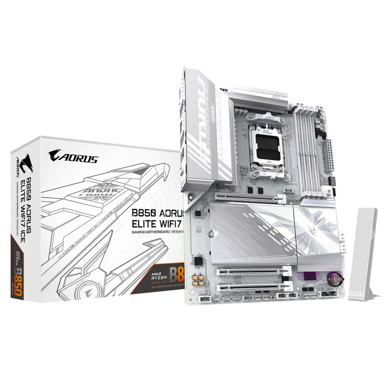 B850 AORUS ELITE WIFI7 ICE AMD B850 Socket AM5 ATX by Gigabyte – cover