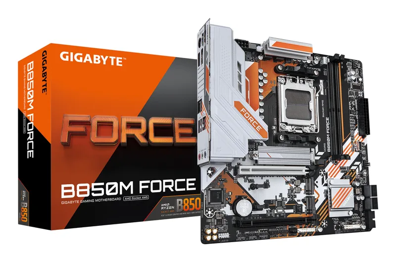 B850M FORCE (B850,AM5,mATX,DDR5) by Gigabyte – cover