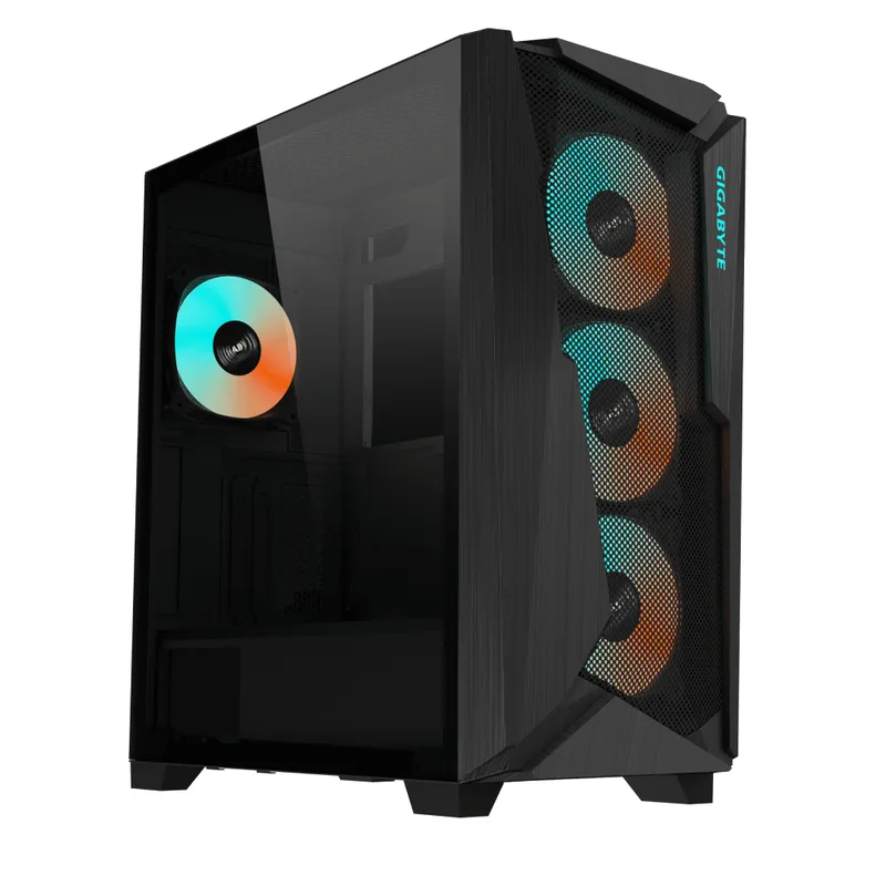 C301 Glass Black - Behuizing by Gigabyte – cover