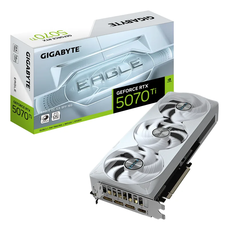 Eagle GeForce RTX 5070 Ti OC Ice SFF - Videokaart van Gigabyte – cover