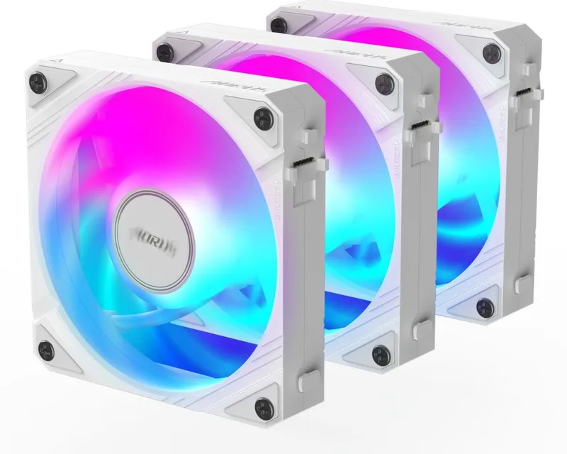 EZ CHAIN FAN 120 ICE White 3-pack - Ventilator by Gigabyte – cover