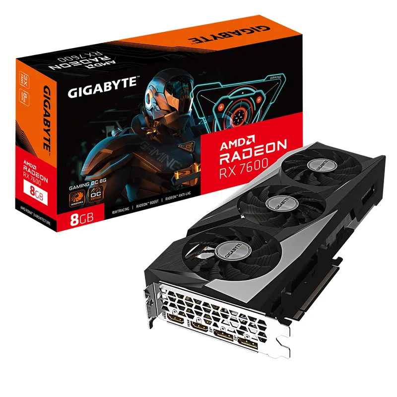 GAMING Radeon RX 7600 OC - Videokaart by Gigabyte – cover