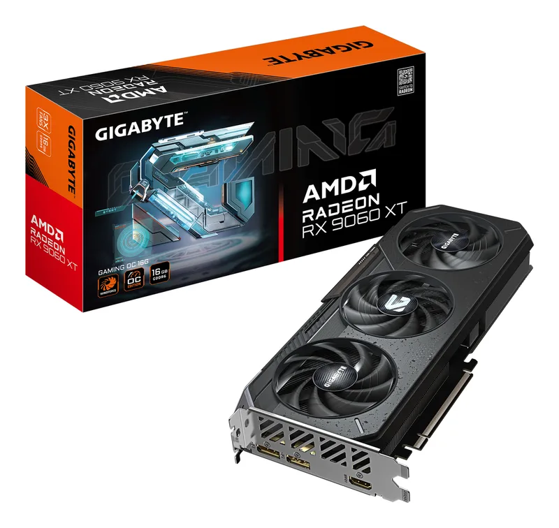 Gaming Radeon RX 9060 XT OC - Videokaart de Gigabyte – jaquette