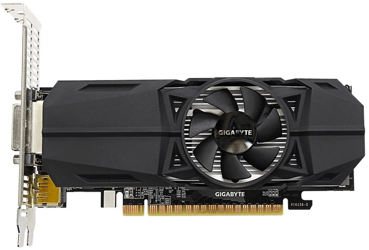 GeForce GTX 1050 OC Low Profile 2G fra Gigabyte – cover