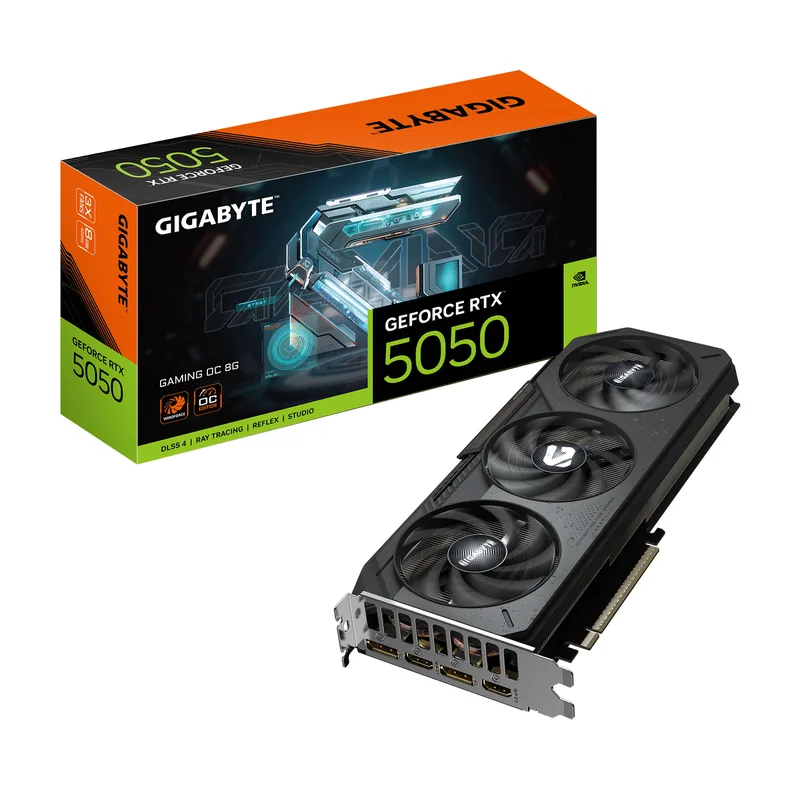 GeForce RTX 5050 GAMING OC - Videokaart de Gigabyte – jaquette