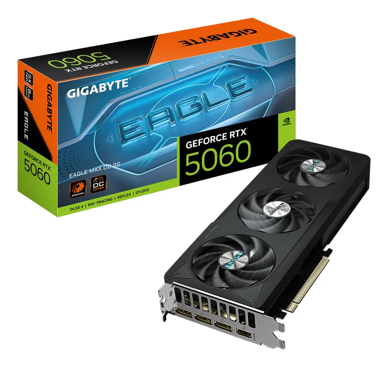 GeForce RTX 5060 EAGLE MAX OC 8G - videokaart by Gigabyte – cover